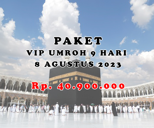 PAKET VIP UMROH 9 HARI
 